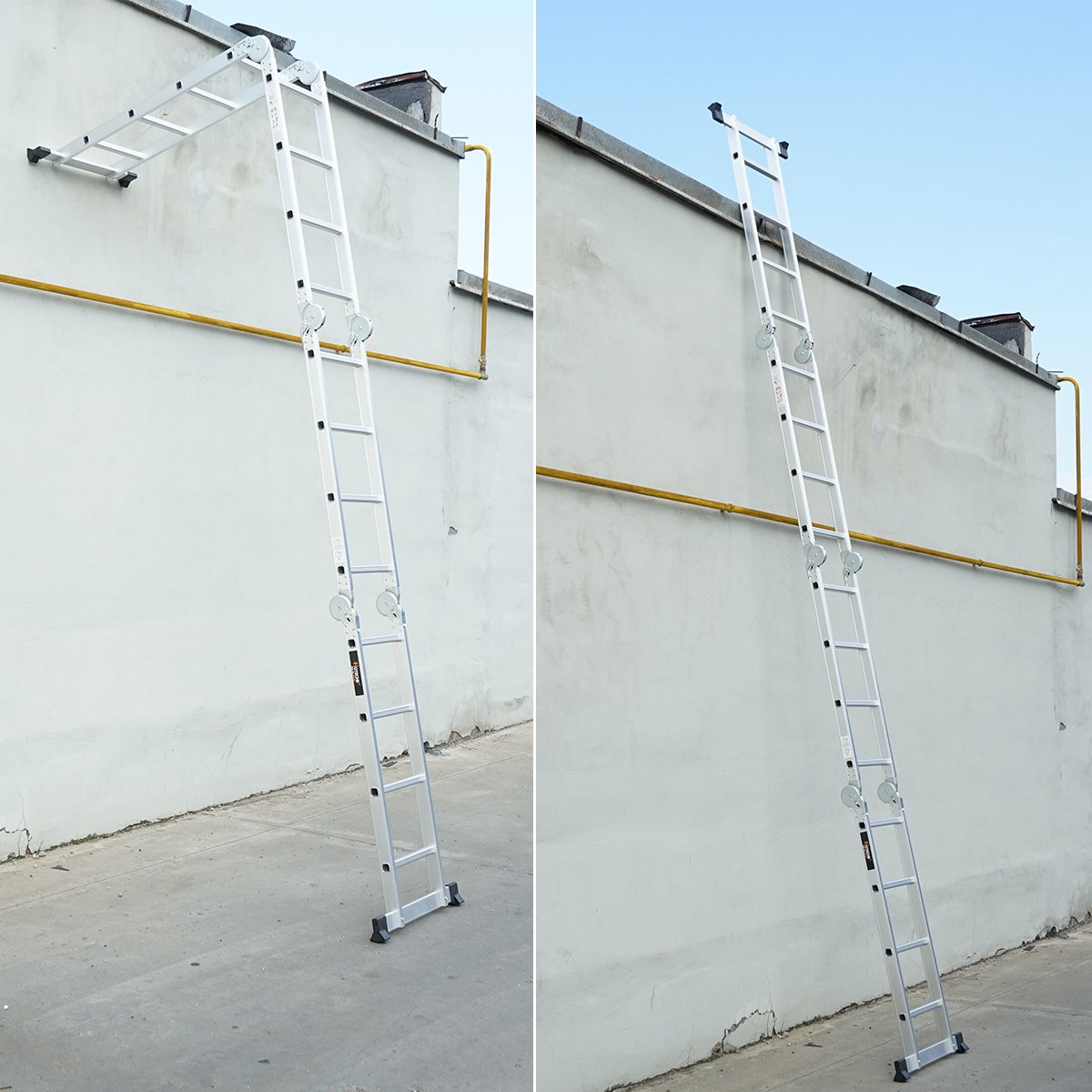 Scara multifunctionala cu 4 segmente 4.6 m, sarcina 150 Kg